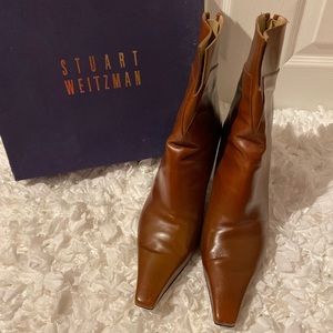 AUTHENTIC ..... Stuart Wietzman, Brown ankle boot.